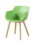 Chaise Alexia - Vert clair / Aspect bois - Synthétique - G-Line 81301 €44.95 Chaises en bois