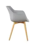 Chaise Alexia - Gris clair / Aspect bois - Synthétique - G-Line 81300 €44.95 Chaises en bois
