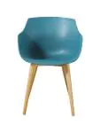 Chaise Alexia - Effet pétrole/bois - Plastique - G-Line 81302 €44.95 Chaises en bois