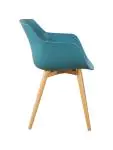 Chaise Alexia - Effet pétrole/bois - Plastique - G-Line 81302 €44.95 Chaises en bois