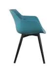 Chaise Alexia - Pétrole / Noir - Plastique - G-Line 81305 €44.95 Chaises en métal