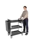 Chariot de service - Blanc - H 95 x 82,5 x 41,2 CM - Vogue - CF101 CF101 €62.10 Chariots de service