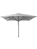 Parasol de marché Karin - Sans cantonnière - Gris - H 415 x L 400 x P 400 cm - G-Line