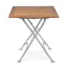 Table de terrasse - Bois - Fonte - H 76,5 x L 60 x P 60 CM - G-Line