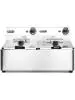 Friteuse Blue Line - 2x 6L - inox 180 - H 29 X 43 X 55 CM - Hendi - 205853