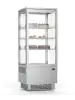 Vitrine réfrigérée - 1 porte - éclairage LED - 78 litres - inox - 230V - G-Line