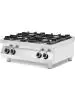 Gazinière Kitchen Line 4 brûleurs, modèle table top - inox - H 31 X 70 X 80 CM - Hendi - 227381