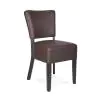 Chaise Rome - Marron foncé - Cuir synthétique - G-Line
