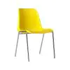 Chaise Helene - Empilable - Jaune - G-Line