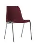 Chaise Helene - Empilable - Bordeaux - G-Line
