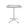 Table de terrasse - Argent - Aluminium - H 74 x L 70 x P 70 CM - G-Line