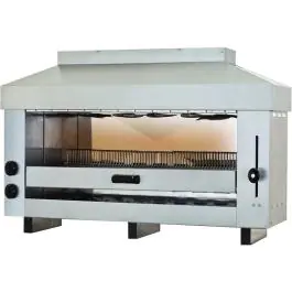 Salamandre - 2 Zones - Gaz - H 72 x L 65 x P 50 CM - Combisteel