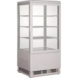 Vitrine réfrigérée - Modèle de table - 68 litres - Blanc - 230V - H 88,5 x L 42,8 x P 38,6 CM - Combisteel