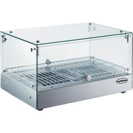 Vitrine chauffante - Modèle de table - 35 Litre - H 31,1 x 55,4 x 36,1 CM - 230V - Combisteel - 7487.0120