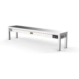 Etagère - 1 niveau - Chauffage céramique - 5 résistances - 230V - H 35 x L 180 x P 30 CM - Combisteel