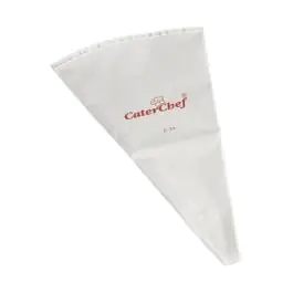 Poche à douille - 0.02 KG - 34 CM - Coton - Blanc - Caterchef - 050002