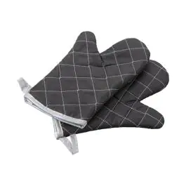 Moufles de sécurité - 0.223 KG - 25 CM - Coton - Noir - +0°C / +200°C - 079102