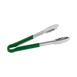 Pince à servir - 0,135 KG - 23 CM - acier inoxydable - Vert - +0°C / +82°C - 125124