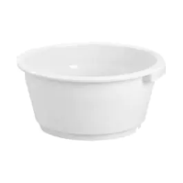 Poubelle de repos - H 20.5 CM - 0.625 KG - Ø44 CM - Polypropylène - Blanc - 20 Litres - Denox - 600042