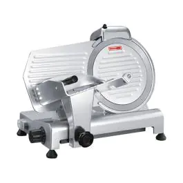 Trancheuse à viande - H 37 x 40,5 x 48,5 CM - 15 KG - 220 - 240 V - 420 W - Aluminium - Caterchef - 688325