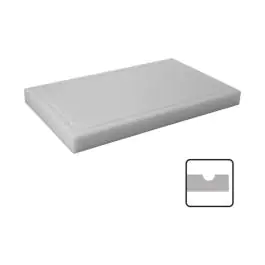 Lame de coupe - 60 x 33 CM - 7,6 KG - Polyéthylène - Blanc - Caterchef - 882016