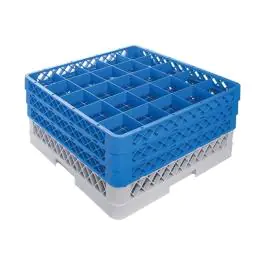 Corbeille à verres sur pied - H 22 x 50 x 50 CM - 0,01 KG - Polypropylène - Corbeille à verres sur pied - CaterRacks - CR2523