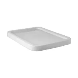Couvercle Bac gerbable - H 3 x 40 x 30 CM - 0.262 KG - Polypropylène - Blanc - - 20°C / +110°C - 059055