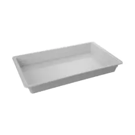 Bac gastronorme - GN 1/1 - H 6,5 x 53 x 32,5 CM - Mélamine - Blanc - -20°C / +120°C - 060313