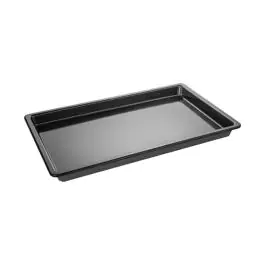 Bac gastronorme - 1/1 GN - H 4 x 53 x 32,5 CM - Mélamine - Noir - -20°C / +120°C - 060412