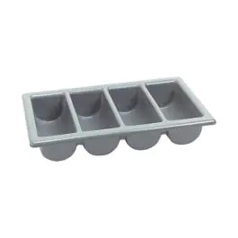 Range-couverts - 1/1 GN - H 10 x 53 x 32,5 CM - - Gris - 850001