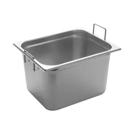 Bac gastronorme - 1/2 GN - 12 Litres - H 20 x 32,5 x 26,5 CM - inox - Caterchef - 953441