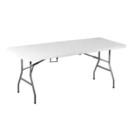 Table - Pliable - Rectangle - Blanc - H 74 x L 152 x P 70 CM - G-Line