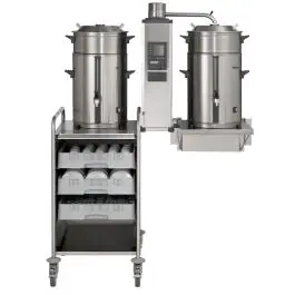 Machine à café B40 W - Café moulu - Digital - Vanne de vidange - 80 L - 400V - Bravilor