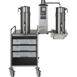Machine à café B5 W - Café moulu - Digital - Vanne de vidange - 10 L - 230V - Bravilor