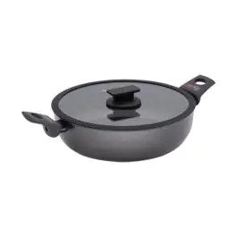 Poêle - Ø 28 CM - 4,2 L - Antiadhésive - Noir - Accademia Mugnano