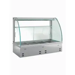 Vitrine chauffante - Ventilée - Avec humidificateur - 4 x 1/1 GN - Diamant - DPA/CVV15
