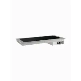 Elément pour plaque de cuisson vitrocéramique - 4 x 1/1 GN - Inox - Diamant - DPA/PVV15