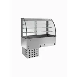 Elément haut - Vitrine fermée - 3 Niveaux - Réfrigérée - Ventilée - 3 x 1/1 GN - Diamant - DPA/TVF315