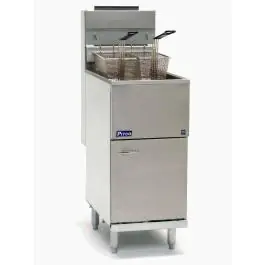 (NON DISPONIBLE)(MARS 2022)Pitco - 35Cs - Gaz naturel - Friteuse à gaz - Belge
