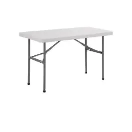Table pliante - H 74 x 122 x 60,7 CM - Polyéthylène/Acier - Bolero - U543