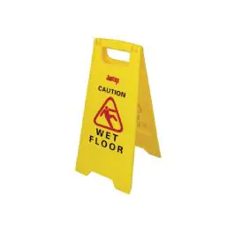 Panneau d'avertissement - Sol humide - H 64 CM - Plastique - Jantex - L416