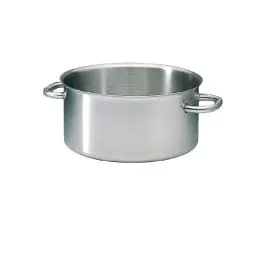 Cocotte - Basse - 25 Litres - Ø 40 x H 19 CM - Inox - K794