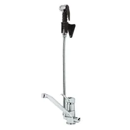 Robinet avec groupe mitigeur - Fonctionnement mono - douchette extractible - Diamond - CW5001-S