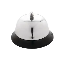 Cloche de réception - Ø 10 x H 7 CM - Métal - Boléro - T183