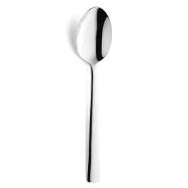 Cuillère à dessert - Moderno - 12 pièces - 19 CM - Argenté - acier inoxydable - Amefa - 192300B000345