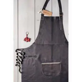 Tablier - Cuir - Marron Foncé - Vedgla - VEDGLA-DARK BROWN