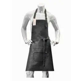 Tablier - Cuir - Noir - Vedgla - VEDGLA-NOIR