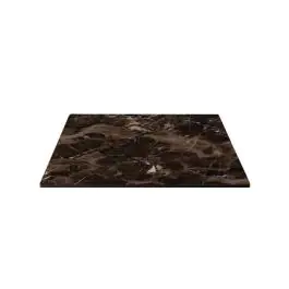 Plateau de table - Marbre Karacabey - Stratifié haute pression (HPL) - L 70 x P 70 cm - G-Line