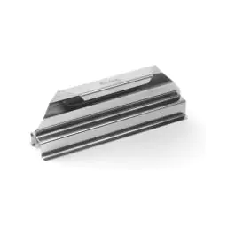 Coupe-frikadellen - Acier inoxydable - H 7 x 4,5 x 20 cm - Hendi - 630716