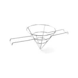 Porte-filtre à graisse pour friteuse - Acier inoxydable - H 24 x 26 x 57 cm - Hendi - 632901
